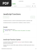 JavaScript Functions