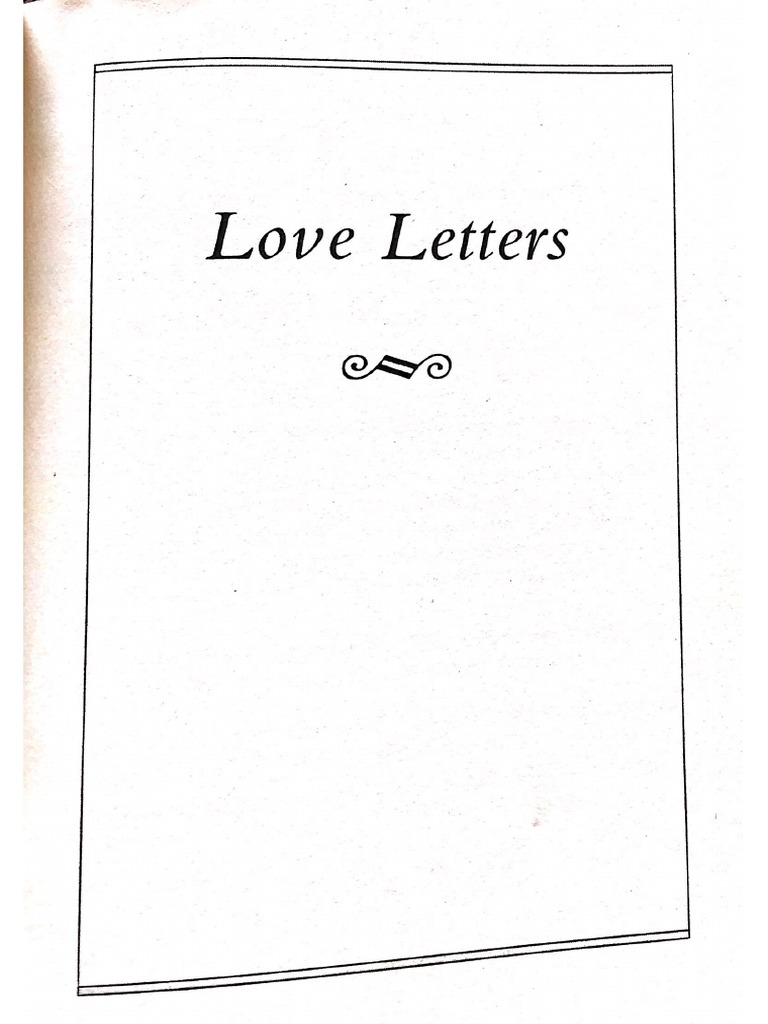 Love Letters | PDF