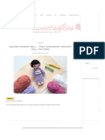 Sakura Kimono Doll Free Amigurumi Crochet Doll Pattern: Mailing List Sign