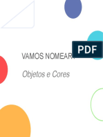 Nomear objetos e cores