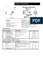 Mechanical Dimensions Description: 4.5A 500V N Channel Power Mosfet