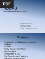 RDBMS Introduction