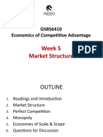 2020 T3 GSBS6410 Lecture Notes For Week 5 Market Structure