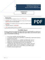 Assignment 3 Marks 05: Feasibility Report