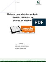 Diseño Didáctico de Cursos en Moodle ISBN