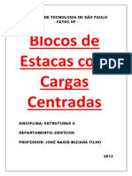 Blocos de Estacas Com Carga Centrada