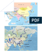 DIVISION POLITICA DE ASIA, RIOS, LAGOS Y MARES