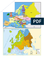 DVISION POLITICA DE EUROPA, RIOS, LAGOS Y MARES