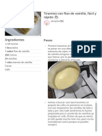 Tiramisú Con Flan de Vainilla, Fácil y Rápido ? Receta de MerlyChef? - Cookpad