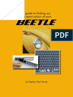 Beetle: A Guide To Nding Out The Paint Colour of Your