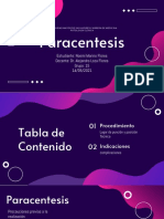 Paracentesis