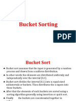Bucket Sorting Explained in 40 Characters