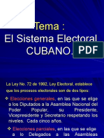 El Sistema Electoral Cubano