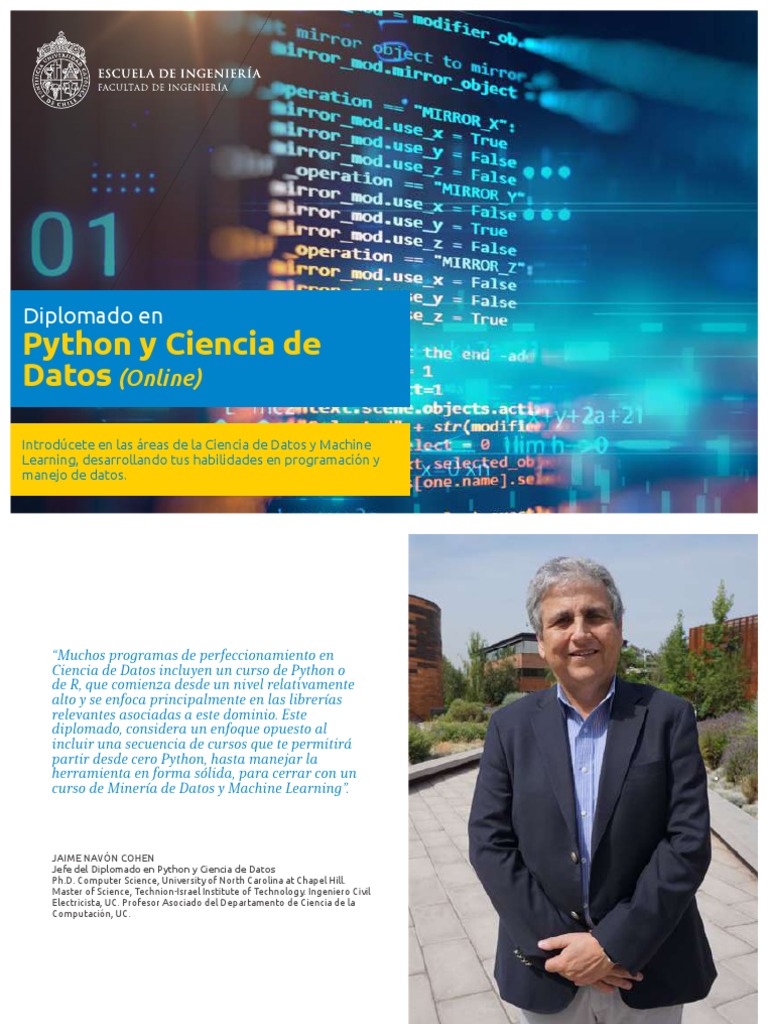Diplomado en Python y Ciencia de Datos | PDF | Python (lenguaje de ...