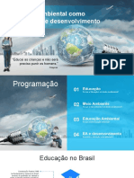Apresentação SEMURB - Educação Ambiental como ferramenta de desenvolvimento