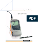 Feritscope FMP30: Operators Manual