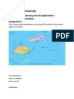 Fiji National University: CEB809 Remote Sensing and GIS Applications Summer - 2020 Samabula Assignment 1