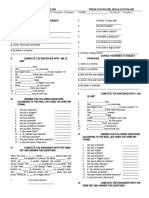 Simple Present of BE and Personal Pronouns Worksheet