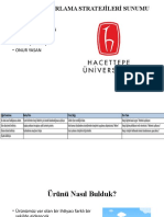 MBA 677 Pazarlama Stratejileri Sunum Son