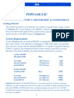 Populous II - Command Summary Card