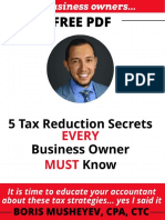 5 Tax Reduction Secrets Every Business Owner Must Know