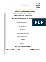 Ciclo de Carnot ideal para refrigeración en el IT de Oaxaca