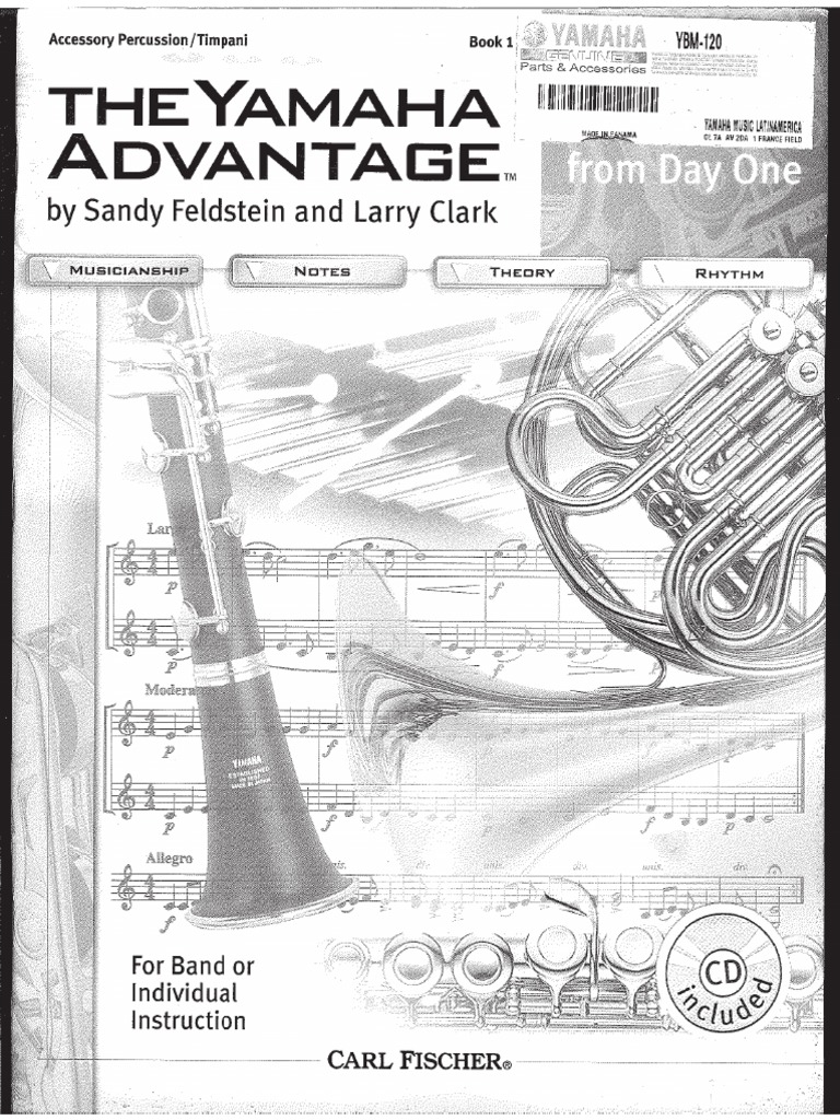 Accesorios Percusión Y Timpani Metodo Yamaha Pdf
