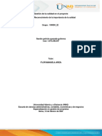 Gestión de La Calidad en El Proyecto - Fase1