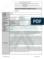 PROGRAMA DE FORMACIÓN TN. RECURSOS HUMANOS