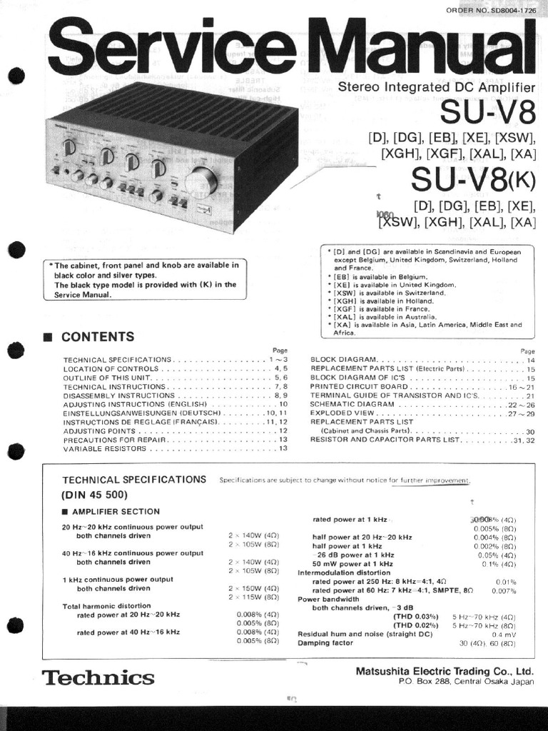 technics su-v8 年明け処分予定 technics su-v8 年明け処分予定