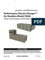 Performance Climate Changer™ Air Handlers Model CSAA: Installation, Operation, and Maintenance