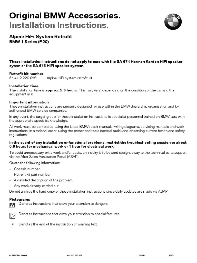 Alpine Kit Instructions | PDF | Electrical Wiring | Manufactured Goods