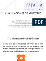 Aplicaciones de Muestreo