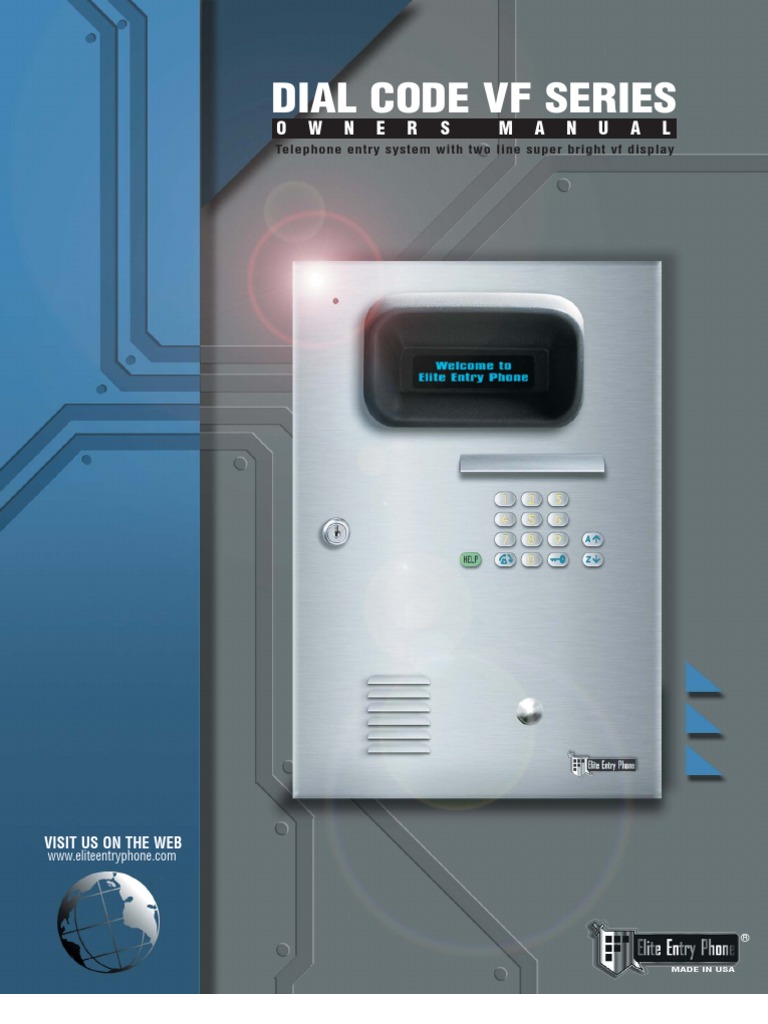 Dialcode VF | PDF | Lock (Security Device) | Manufactured Goods