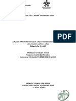 AP06-EV05-Definiendo y Desarrollando Habilidades para Una Comunicación Asertiva y Eficaz