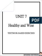 Unit 7 Healthy & Wise