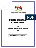 ONLINE PUBLIC SPEAKING COMPETITION 2021