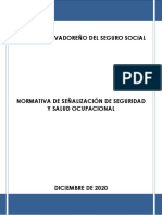 Normativa de Señalización de SSO Dic 2020