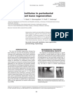 Bone Graft Substitutes in Periodontal and Peri-Implant Bone Regeneration