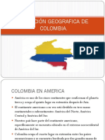 7°. Diapositivas. UBICACION DE COLOMBIA (Posición Geográfica)