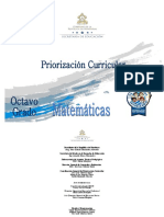 8 Priorizacion Curricular -Matematicas