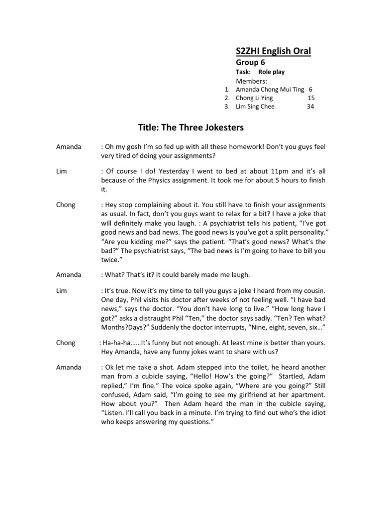English Oral