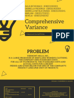 Comprehensive Variance Analysis Journal Entries