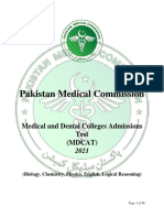 PMC MDCAT Syllabus 2021 - Final