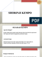 SEJARAH SHORINJI KEMPO