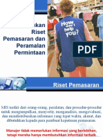 Melakukan Riset Pemasaran Dan Peramalan Permintaan