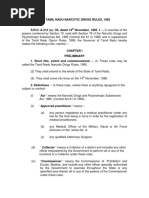 NDPS Act: Drug Quantity Guidelines | PDF