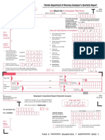 Florida Department of Revenue Employer's Quarterly Report: Use To Complete This Form