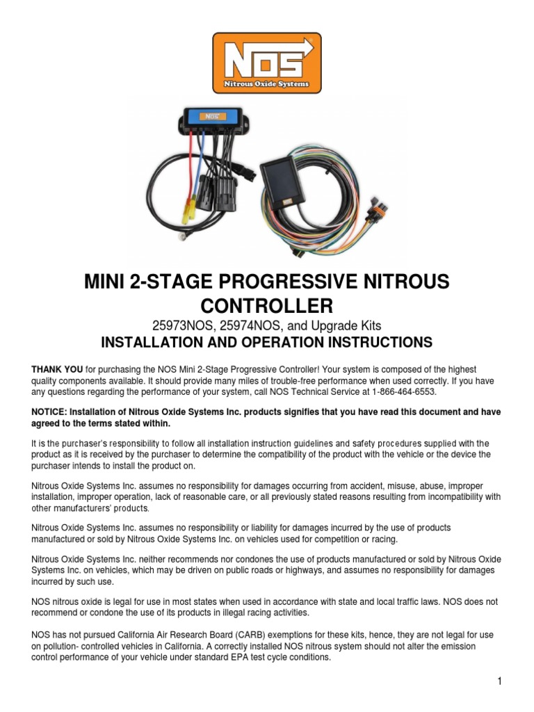 Nos Mini Type 2 Installation and Operation | PDF | Distributor ...