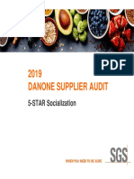 Danone Water - 5-STAR Supplier Audit Rev 1